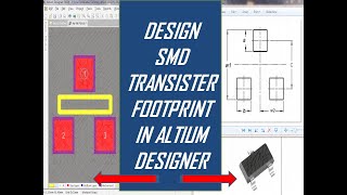 ALTIUM TUTORIAL8 How To Design SMD Transister [upl. by Trebo]