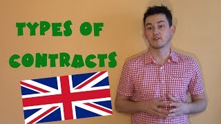 United Kingdom 25  Types of contracts [upl. by Anerbas457]