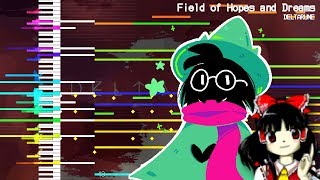 Field of Hopes and Dreams  DELTARUNE  Touhou Style Remix  MIDI Remaster [upl. by Tor180]