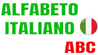 ALFABETO ITALIANO e Pronuncia  Le lettere dellalfabeto italiane [upl. by Nillad]