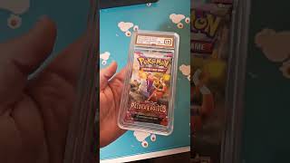 Graded booster packs Like 👍 or dislike 👎 what do you guys think pokemon [upl. by Ailido]