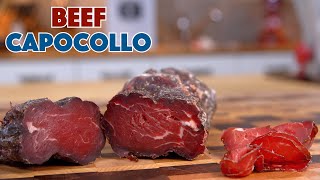 Dry Cured Beef Tenderloin Capocollo  How To Dry Cure Meat  Glen And Friends Cooking [upl. by Koralie]