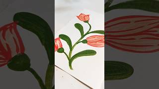 Easy drawing ideas art drawing painting flowers easydrawing meghbalika shorts satisfying [upl. by Hammel]