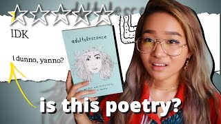 I read Gabbie Hannas bad poetry book Adultolescence so you dont have to [upl. by Anirdna111]