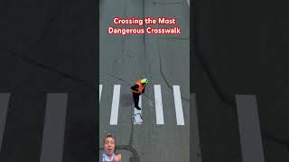 Crossing the Most Dangerous Crosswalk crosswalk short ttccartoons [upl. by Toolis]