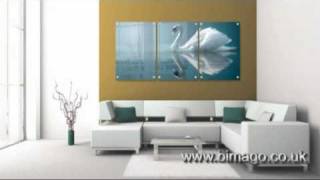 How to place a painting on plexiglass on your wall Bimago [upl. by Eeliak815]