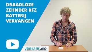 Hoe VERVANG ik een BATTERIJ in de STORK DRAADLOZE BEDIENING  Ventilatielandnl [upl. by Shumway126]