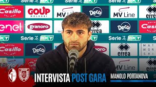 INTERVISTA  Manolo Portanova post BariReggiana [upl. by Osner204]