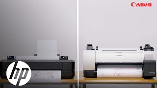 Differences between the HP DesignJet T250 Plotter and the Canon TA20  DesignJet Printers  HP [upl. by Eerdua]