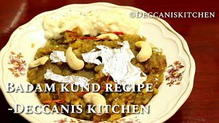 Hyderabadi Badam kund recipeDeccanis kitchen [upl. by Lenneuq]