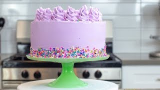 Cake Decorating for Beginners  How to Frost a Cake [upl. by Nonaihr]