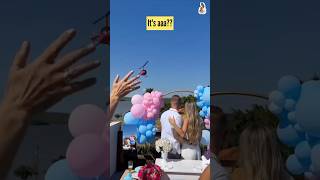 🥰Gender Reveal from the chopper 🚁 [upl. by Zacharia]