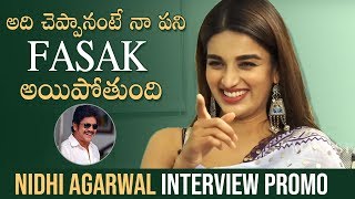 Savyasachi Actress Nidhi Agarwal Exclusive Interview Promo  Super Fun  Manastars [upl. by Zephaniah]