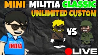 Mini Militia Classic Live  Mini Militia Classic Live Custom Room  Mmc Live [upl. by Willcox]