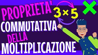 PROPRIETA COMMUTATIVA della MOLTIPLICAZIONE  Concetto Rappresentazioni Esempi Aritmetica24 [upl. by Gerge415]