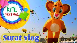 SURAT KITE FESTIVAL 2020 🪁  surat uttarayan adajan  international kite festival  shivam rao vlogs [upl. by Imogene635]