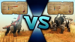 Dino Storm  Centrosaurus Vs BrachIosaurus  Duelo de TANKS [upl. by Utica]