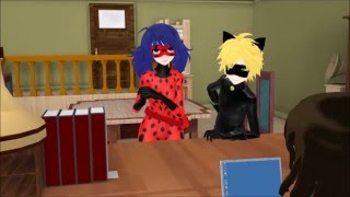 MMD Zootopia Sloth Scene Miraculous Ladybug x Undertale [upl. by Pattin]