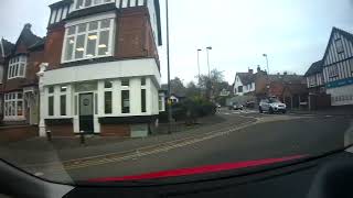 Dashcam Boldmere to Tamworth 31st Nov 2024 [upl. by Enilrae]