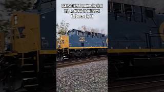 CSX 7301 288 made its first run on M63431 Seen at Harborcreek PA It was rebuilt at Wabtec [upl. by Linnell]