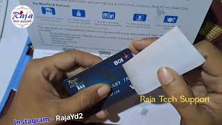 Bank Of India ATM Card Unboxing  Boi Debit Card Unboxing  Bank Of India Debit Card  BOI ATM Card [upl. by Tchao]