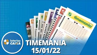 Resultado da Timemania  Concurso nº 1736  15012022 [upl. by Nnagrom]