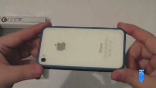 Caseless Glide Bumper for iPhone 44S Review GermanDeutsch [upl. by Socem]