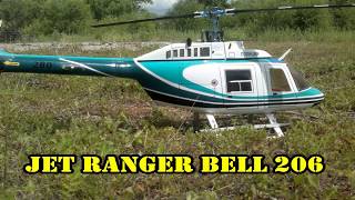 RC Scale Helicopter Jet Ranger Bell 206  модель вертолета Белл 206 [upl. by Essenaj]