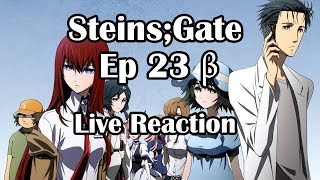 SteinsGate Episode 23 β Live Reaction Part2 [upl. by Yrod77]