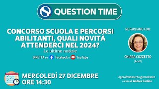 Concorso scuola e percorsi abilitanti quali novità attenderci nel 2024 Le ultime notizie [upl. by Itsirhc]