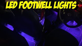 INSTALLING LED FOOTWELL LIGHTS [upl. by Lindblad63]