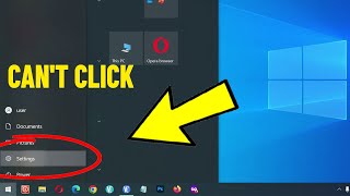 Fix Cant Click Settings in Windows 10  How To Solve Windows 10 Settings App Not Opening ⚙️✅ [upl. by Ariadne]