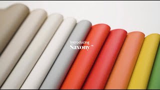 Presenting Saxony New Ecosense coated fabric by Spradling USA [upl. by Aikim]