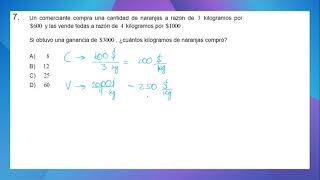 Resolución PAES Competencia Matemática M1 2022  Proporcionalidad [upl. by Martell]