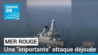 Les armées britannique et américaine déjouent quotla plus importante attaquequot des Houthis en mer Rouge [upl. by Erda]