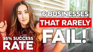 Businesses that Never Fail 6 Businesses with Amazingly Low Failure Rates Backed by Data [upl. by Weisbart849]