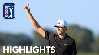 Ludvig Åberg claims first PGA TOUR win  Round 4  The RSM Classic  2023 [upl. by Arahs]