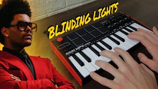 The Weeknd  Blinding Lights  AKAI MPK MINI MK3 COVER [upl. by Hseyaj]