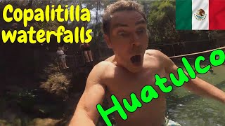 Things to do in Huatulco Mexico  Copalitilla waterfalls [upl. by Orihakat417]