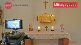 1200 Uhr LIVE Übertragung des Mittagsgebets aus der Hauskapelle von KIRCHE IN NOT ACN in München [upl. by Alaine493]