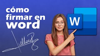 como hacer firma en documento de word guardar firma en word [upl. by Shaffert]