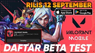 CARA DAFTAR BETA TEST VALORANT MOBILE DI ANDROIDiOS [upl. by Eatnom]