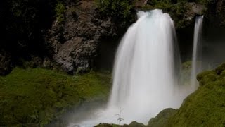 ♥♥ Relaxing 3Hour Video of Large Waterfall [upl. by Wera]