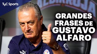 Todas las FRASES de GUSTAVO ALFARO ⚽ Poeta y filósofo del fútbol 🔥 COMPILADO de grandes citas del DT [upl. by Anaehr407]