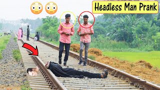 Headless man Prank  Update Viral Headless Prank Sarkatta Prank [upl. by Berfield]