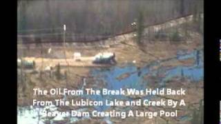 Lubicon Lake Nation PMC Oil Spill Footage [upl. by Starla749]