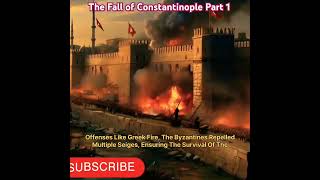 Fall of Constantinoplehistory ytshorts YT viralvideos viralvideo reels shorts history facts [upl. by Ocirederf565]