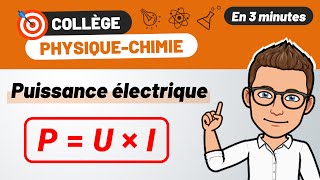 Calculer une PUISSANCE  🎯 PHYSIQUE CHIMIE COLLÈGE  3e révision BREVET [upl. by Kantor]