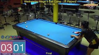 Wednesday Mega 8 Ball Competition  110924 [upl. by Anna-Maria]