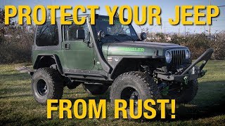 Off Road Jeep How To Protect Against A Rusty Frame  Eastwood [upl. by Amalee]